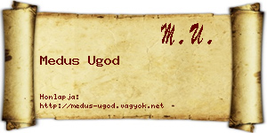 Medus Ugod névjegykártya